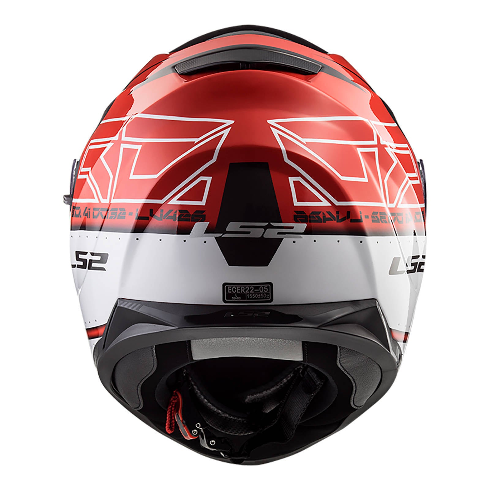 LS2 FF320 Stream Evo Kub Helmet - Black / Red