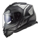 LS2 FF800 Storm II Faster Helmets - Matte Titanium 06