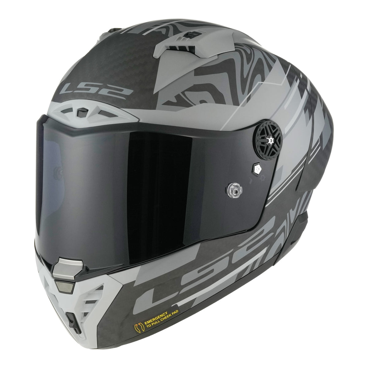 LS2 FF805 Thunder GP Aero Helmet - Polar