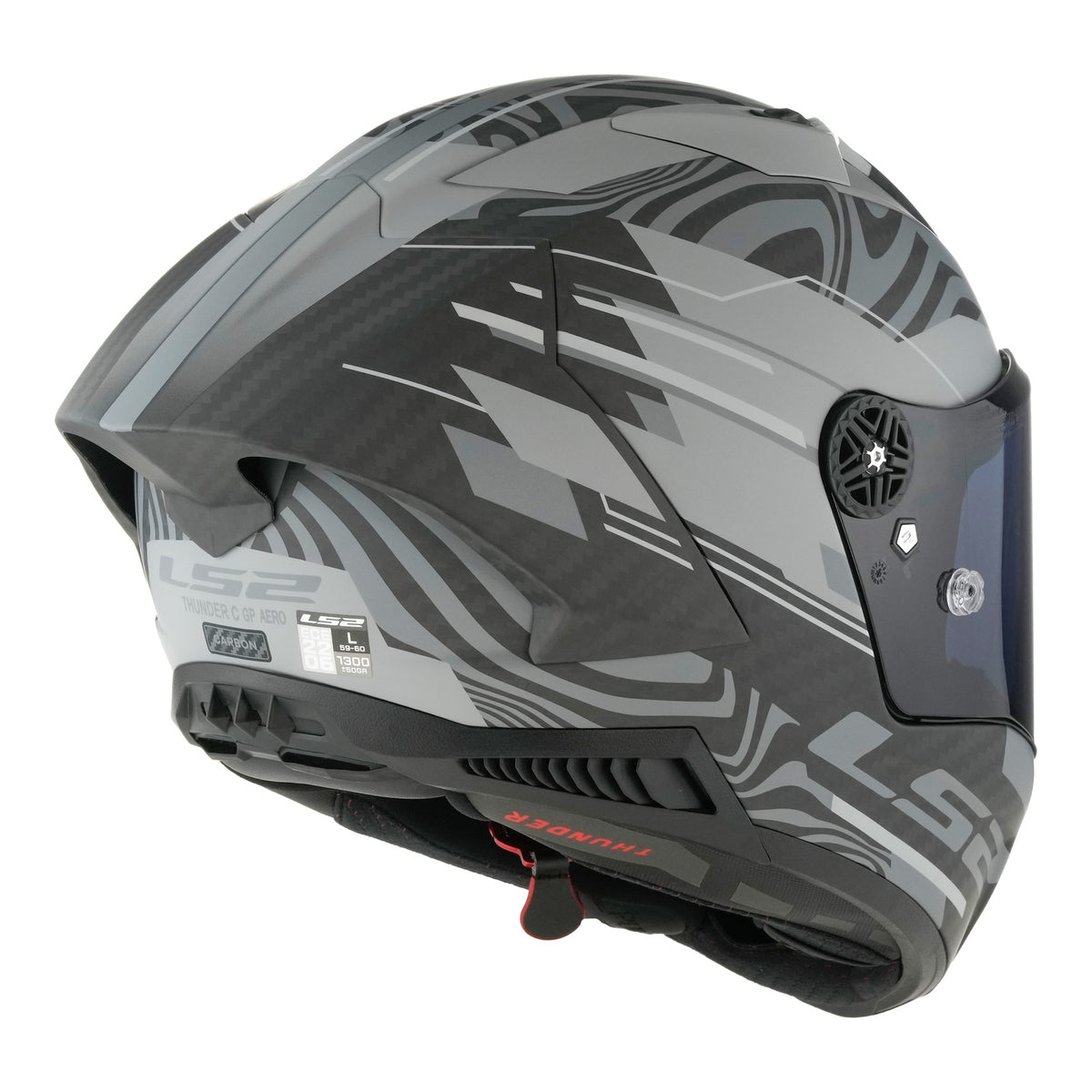 LS2 FF805 Thunder GP Aero Helmet - Polar