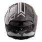 LS2 FF811 Vector II Splitter Helmets - Gloss Black / White 06