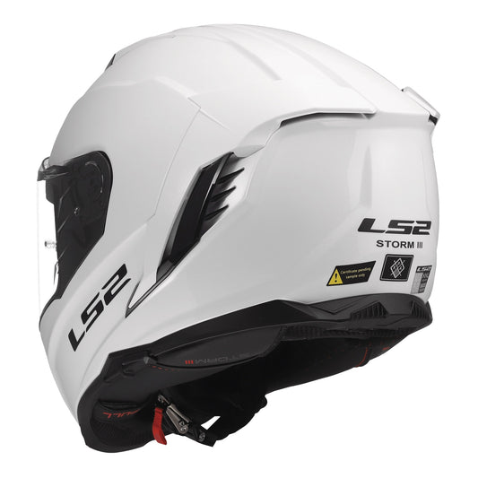 LS2 FF818 Storm III Helmet - Gloss White