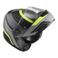 LS2 FF908 Strobe II Monza Flip Front Helmets - Matte Black / Hi-Vis Yellow 06