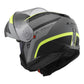LS2 FF908 Strobe II Monza Flip Front Helmets - Matte Black / Hi-Vis Yellow 06