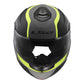 LS2 FF908 Strobe II Monza Flip Front Helmets - Matte Black / Hi-Vis Yellow 06