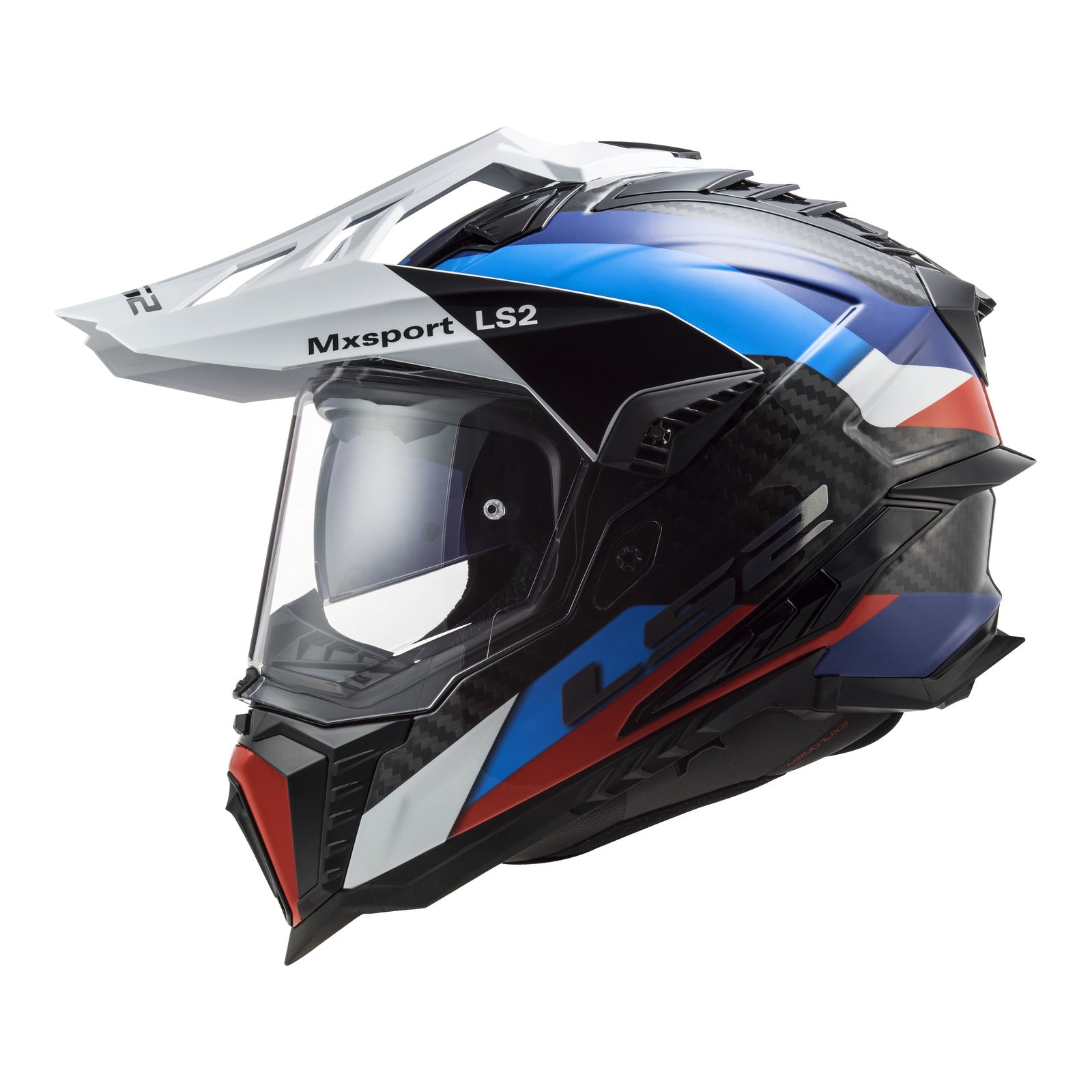 LS2 MX701C Explorer Carbon Frontier - Blue / Black 06