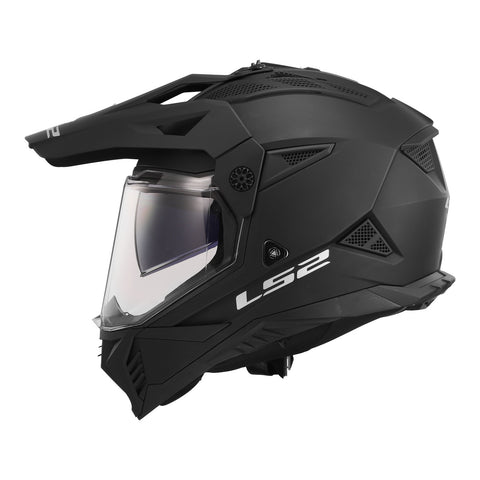 LS2 MX702 Pioneer II Helmets - Matte Black 06