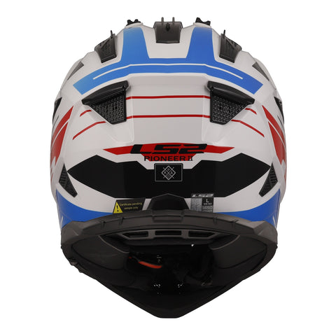 LS2 MX702 Pioneer II Namib - White / Red / Blue 06