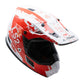 LS2 MX706 COZ Hyde Helmet - Red / White 06