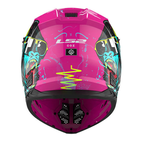 LS2 MX706J COZ Junior Gorilla Helmet - Gloss Purple 06