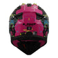 LS2 MX708 Fast II Gorilla Helmet - Purple / Hi-Vis Yellow