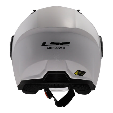 LS2 OF616 Airflow II Helmets - White 06