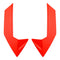LS2 FF800 Storm Air Vent Back - Red