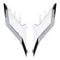 LS2 FF900 Valiant II Air Vent Back - Gloss White