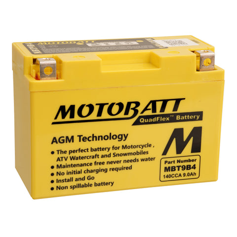 Motobatt Battery Quadflex AGM - MBT9B4