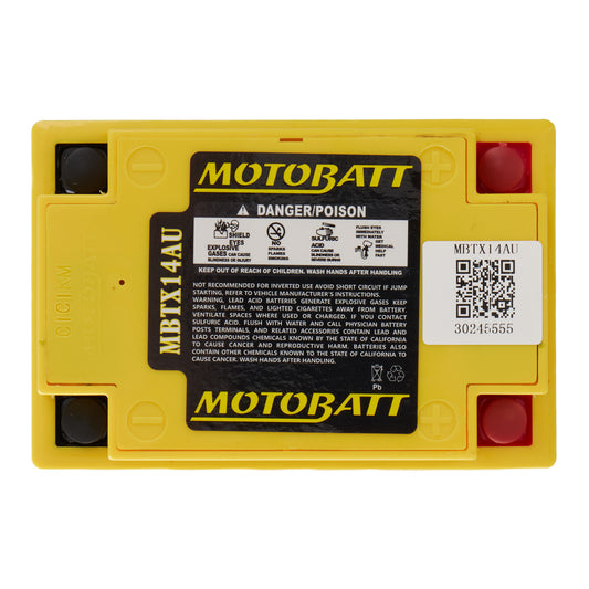 Motobatt Battery Quadflex AGM - MBTX14AU