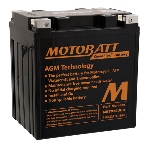 Motobatt Battery Quadflex AGM - MBTX30UHD