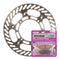 Brake Disc & Pad Front Kit - Kawasaki KX250F '04-'05