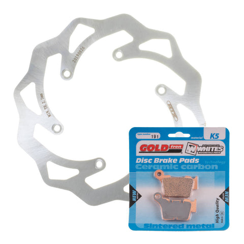 Brake Disc & Pad Rear Kit - KTM 250 SX-F '05-'24 - Wave