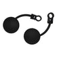 Whites Mirror Pair Universal Folding Enduro 7/8 Black