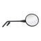 Whites Mirror Black BMW G650 X-Country / X-Challenge HP2 LH-RH