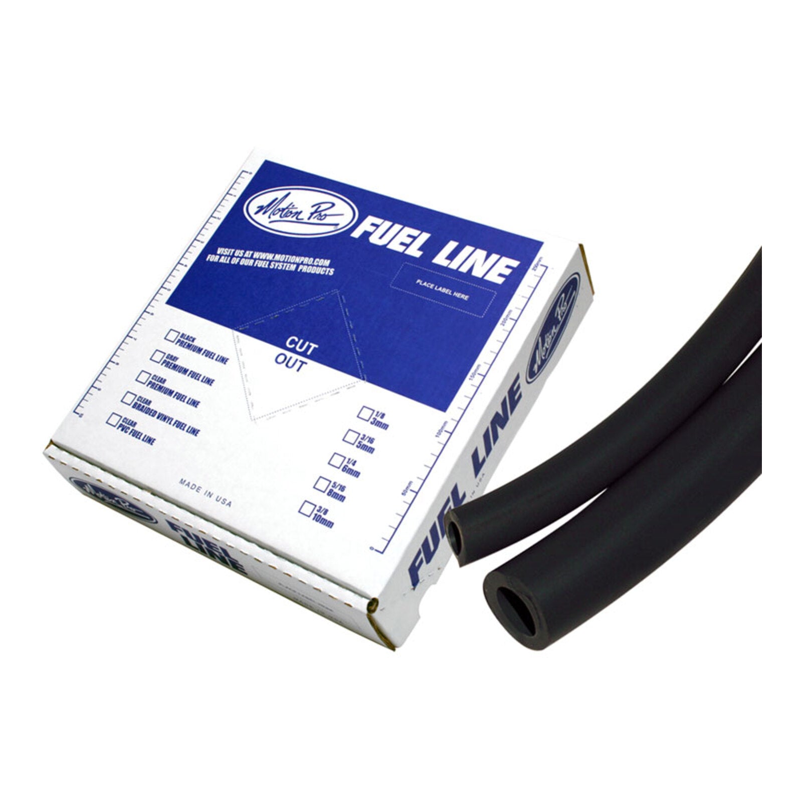 Motion Pro Fuel Hose Tygon - Black, 5mm 25ft