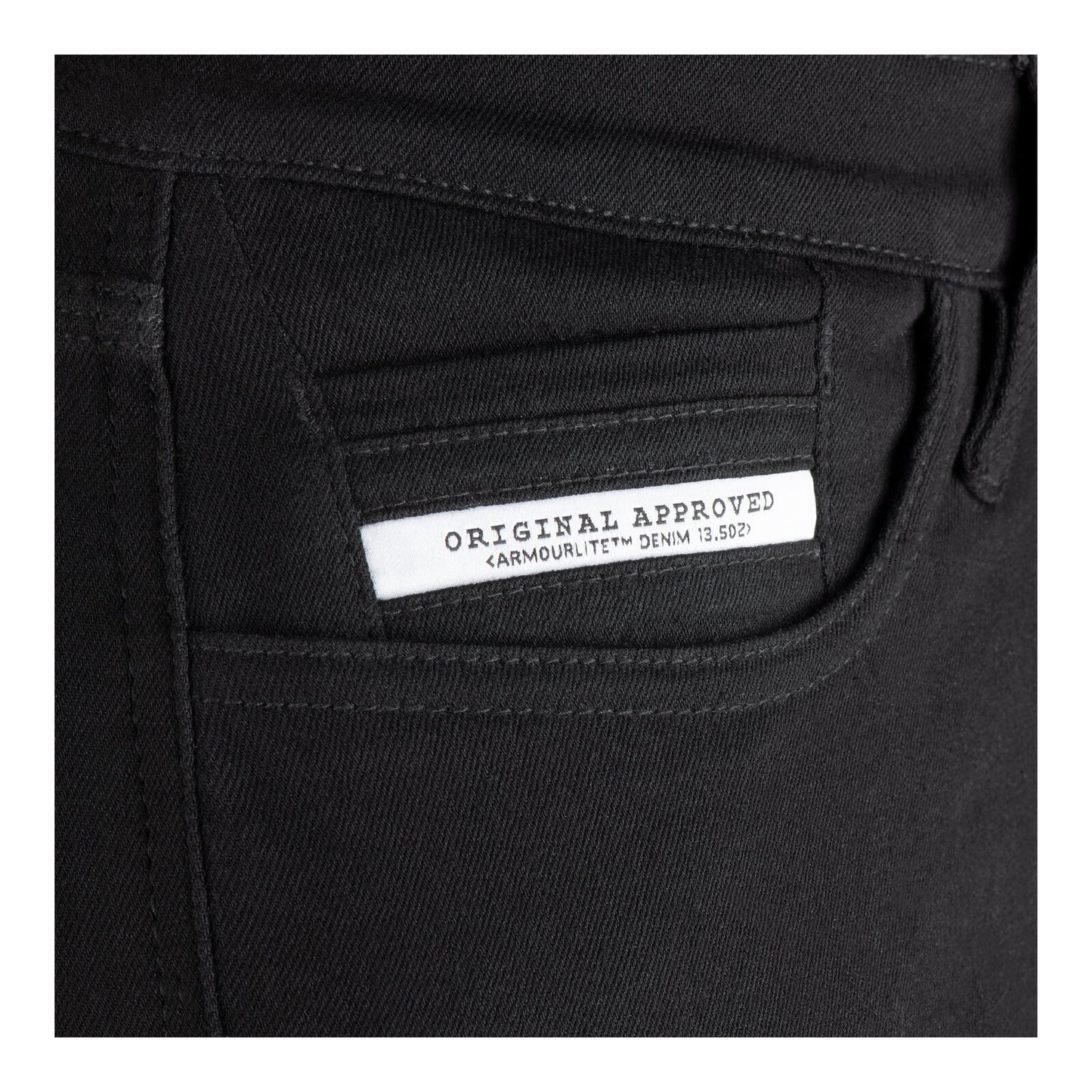 Oxford AA Super Stretch Men's Jean - Black (Short)