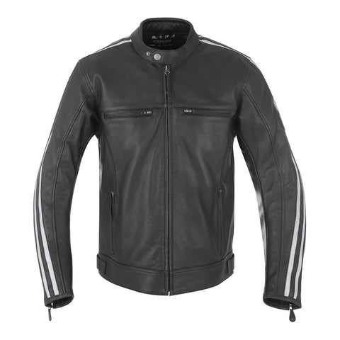Oxford Bladon Leather Jacket - Black