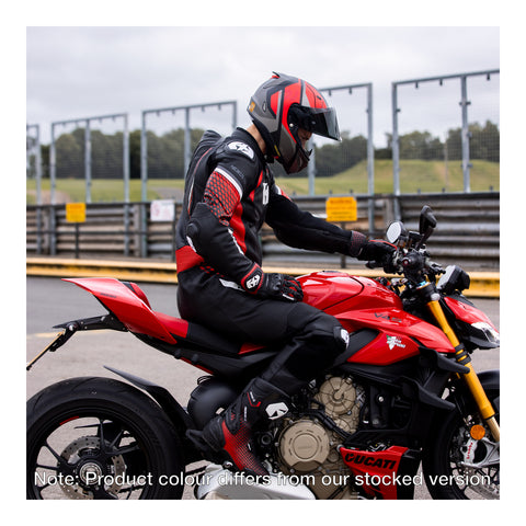 Oxford Nexus 1.0 Leather Men's Suit - Stealth Black