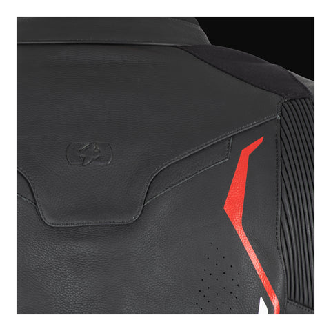 Oxford Nexus 1.0 Leather Men's Jacket - Black / Red