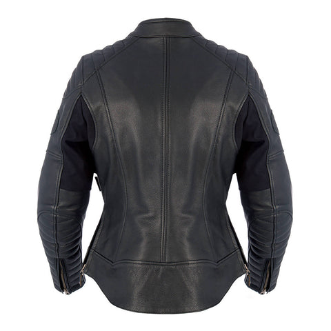Oxford Ladies Beckley Leather Jacket - Black