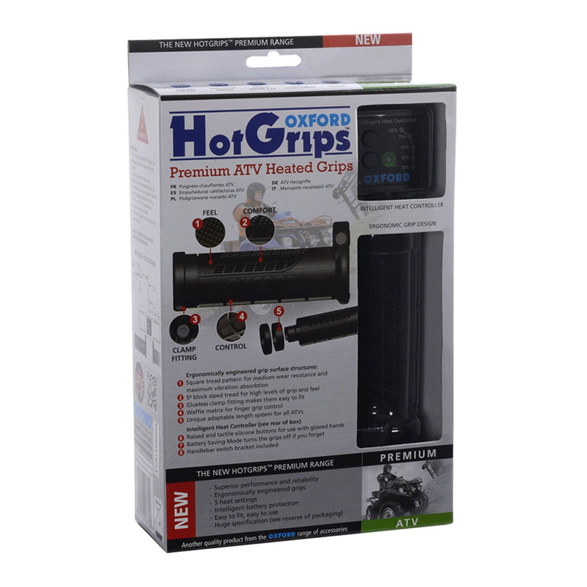 Oxford Hot Grips Premium ATV with V8 Switch