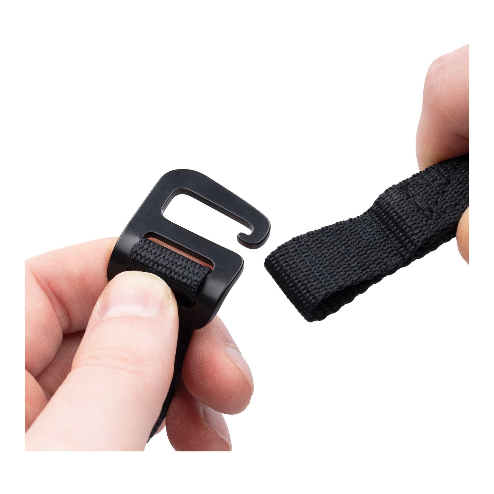 Oxford Atlas G-Hook 17mm x 1.2m - Black (Pair)