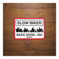 Oxford Garage Metal Sign: Slow Biker Back Soon…ISH