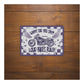 Oxford Garage Metal Sign: What Did You Say