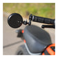 Oxford Fold Away Mirror - Black - PAIR