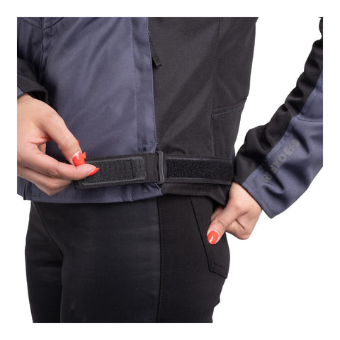 Oxford Valencia 3.0 Waterproof Dr2Dry Women's Textile Jacket - Grey / Black