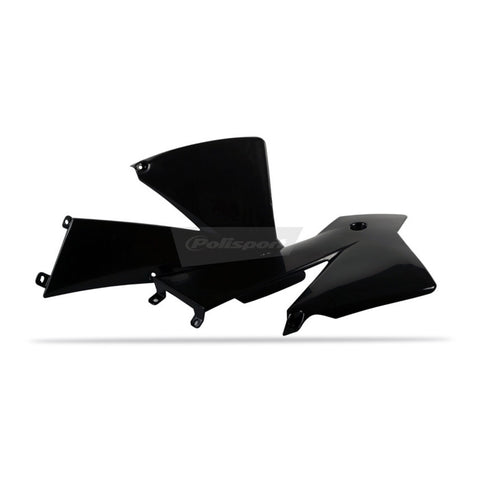 Polisport Radiator Scoops KTM SX 01-04/EXC '03-'04 Black