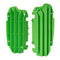 Polisport Radiator Louvers Kawasaki KX250F ('13-'16) - Green