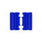 Polisport Radiator Louvers Yamaha YZ250F / YZ450F ('07-'09) - '98 Yamaha Blue