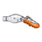 Polisport Armadillo Head Pipe Guard - Orange (22cm)
