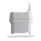 NUMBER PLATE CR125/250/F450R 04-07 WHT