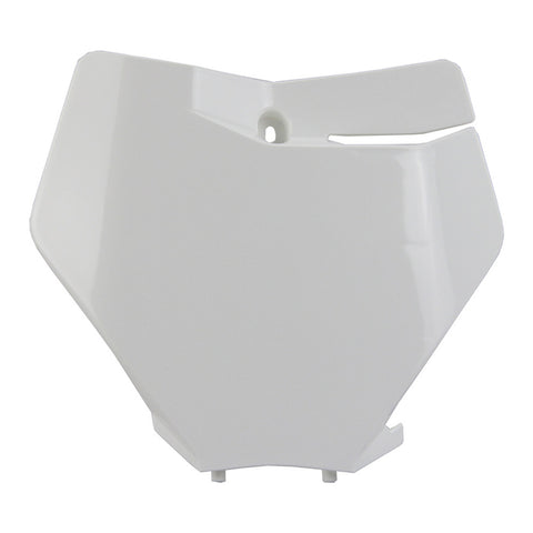 NUMBER PLATE KTM SX / SX-F 2019 - OEM WHT