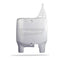 NUMBER PLATE SUZ RM125/250 99-00 WHT