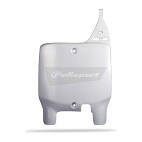 NUMBER PLATE SUZ RM125/250 99-00 WHT