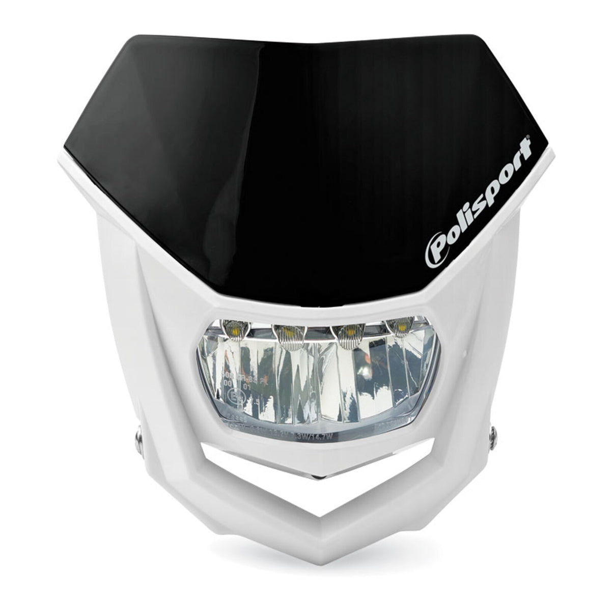 Polisport Halo LED Headlight - Black/White