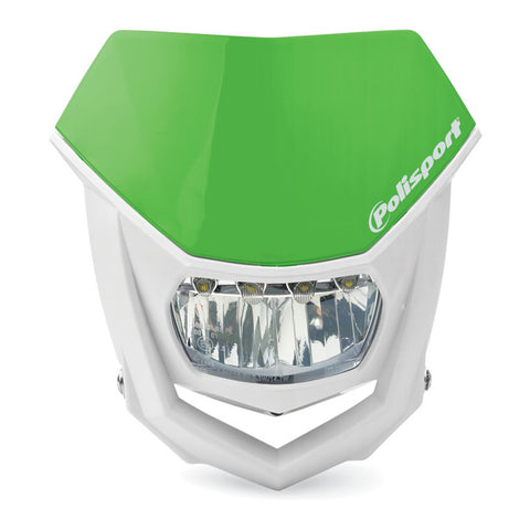 Polisport Halo LED Headlight - Green
