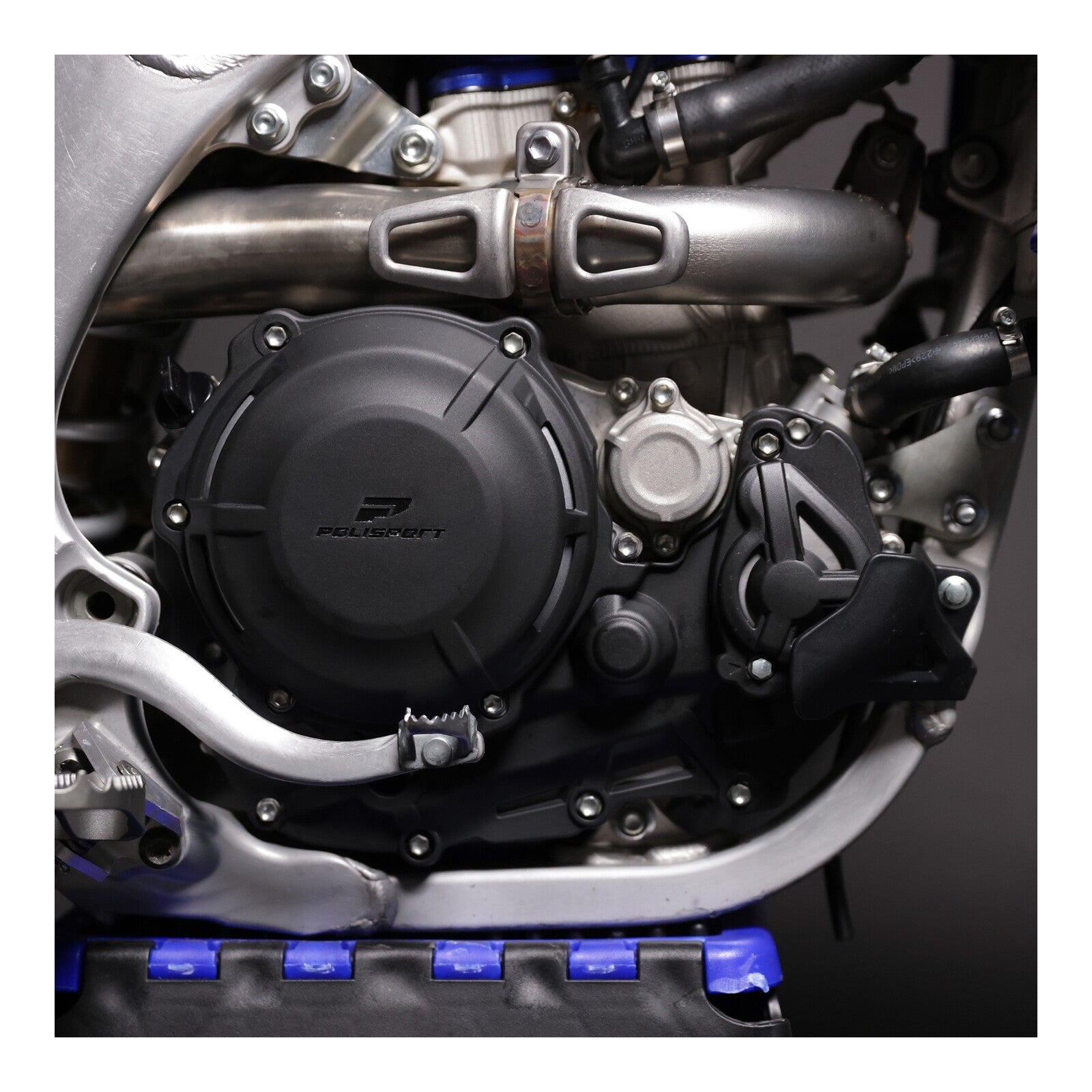 Poli Clutch & Ignition Cover Protector Kit YZ450F '23 - Black