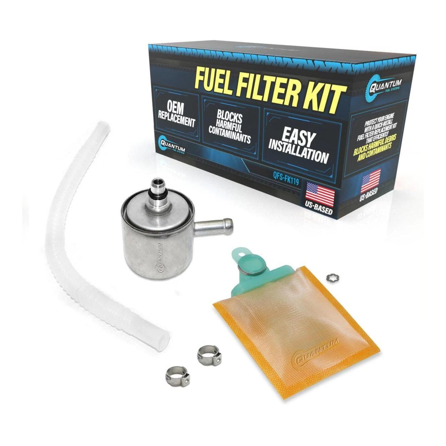 Quantum Fuel Filter Kit with Fuel Filter & Strainer