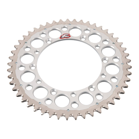 Renthal Sprocket Twinring Silver 48T Bi-Metal Grooved